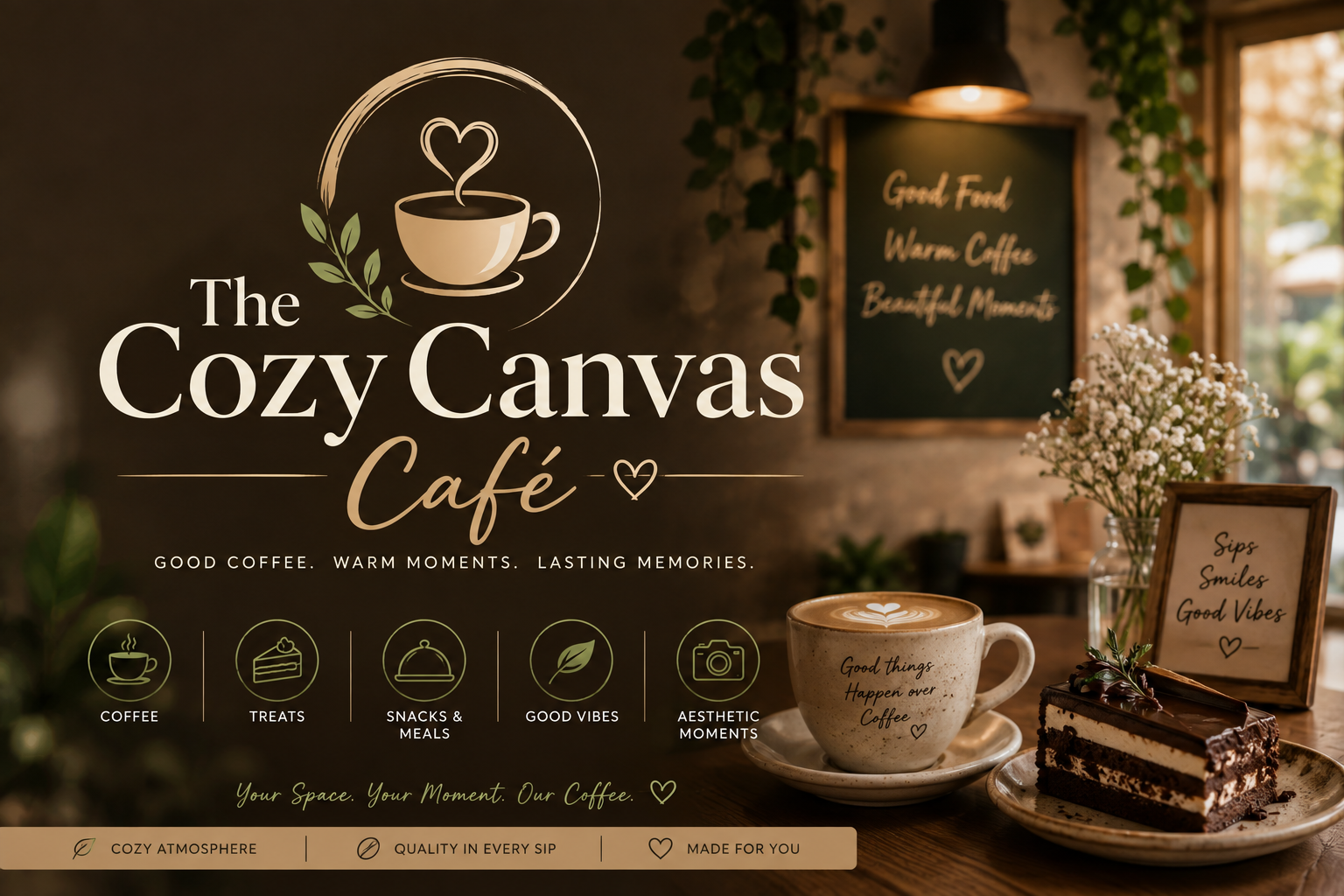 Aesthetic Cozy Cafe point